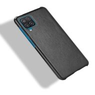 Кожаная накладка-чехол для Samsung Galaxy A22 (черный) Кожаная накладка-чехол для Samsung Galaxy A22 (черный)