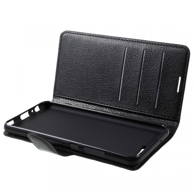 Чехол с визитницей Huawei P10 (черный)