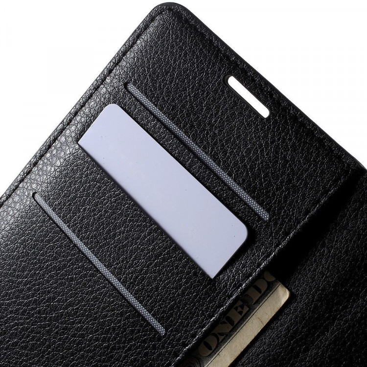 Чехол с визитницей Huawei P10 (черный)