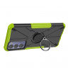 Чехол Armor Shockproof Ring Holder для Tecno Camon 18 (черный + зеленый)