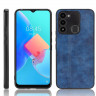 Чехол из экокожи для Tecno Spark Go 2022 (синий)