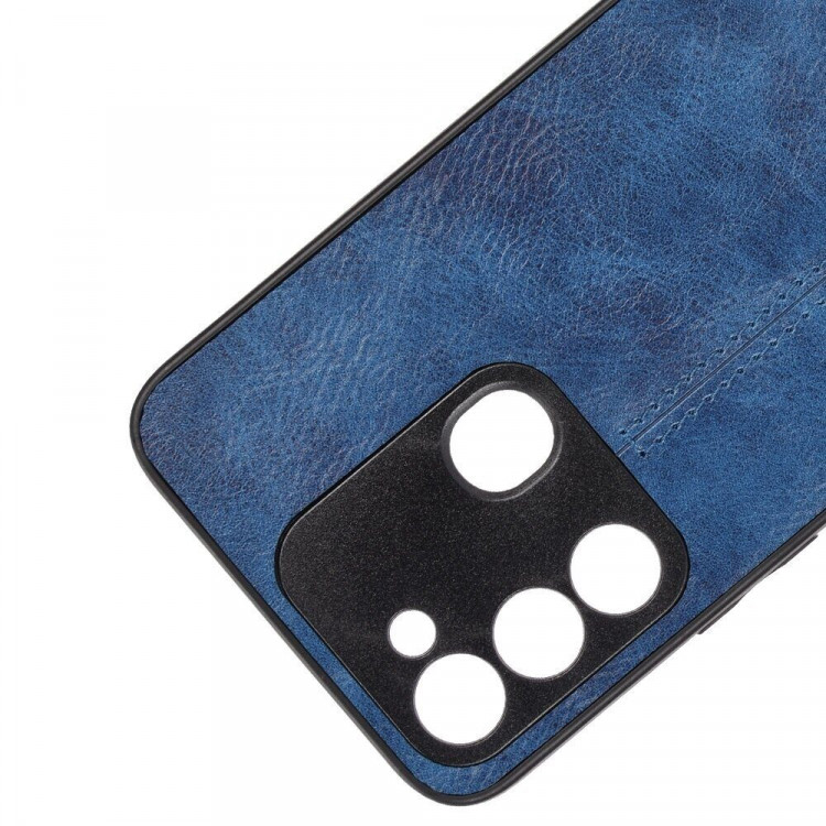 Чехол из экокожи для Tecno Spark Go 2022 (синий)