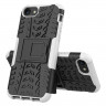 Чехол Hybrid Armor для iPhone 8 / iPhone 7 / iPhone SE (2020) / iPhone SE (2022) (черный + белый)