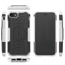 Чехол Hybrid Armor для iPhone 8 / iPhone 7 / iPhone SE (2020) / iPhone SE (2022) (черный + белый)