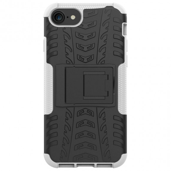 Чехол Hybrid Armor для iPhone 8 / iPhone 7 / iPhone SE (2020) / iPhone SE (2022) (черный + белый)