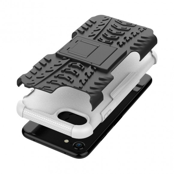 Чехол Hybrid Armor для iPhone 8 / iPhone 7 / iPhone SE (2020) / iPhone SE (2022) (черный + белый)