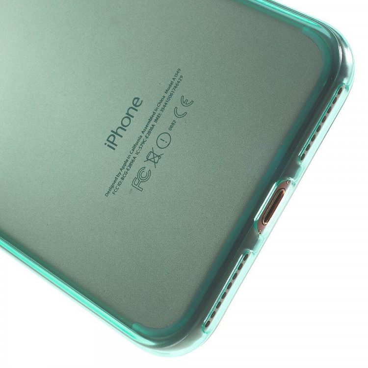 Силиконовый TPU чехол для iPhone 7 Plus / iPhone 8 Plus (голубой)