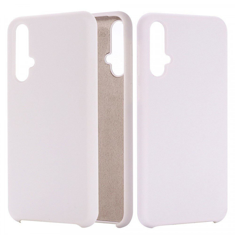 Силиконовый чехол Mobile Shell для Huawei nova 5 Pro / Huawei nova 5  (белый)