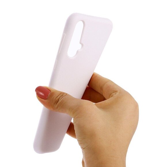 Силиконовый чехол Mobile Shell для Huawei nova 5 Pro / Huawei nova 5  (белый)