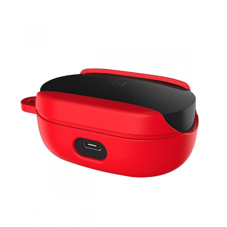 Силиконовый чехол для наушников Redmi Airdots (красный)