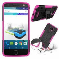 Чехол Hybrid Armor для Motorola Moto Z Force (черный + розовый) Чехол Hybrid Armor для Motorola Moto Z Force (черный + розовый)