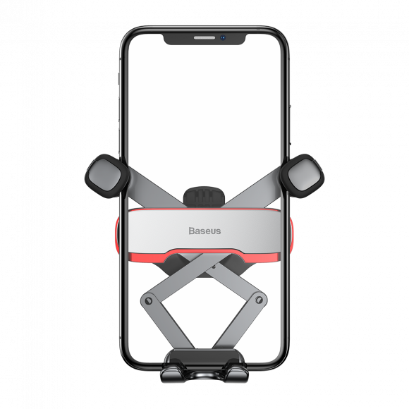 Автомобильный держатель для телефона в дефлектор Baseus Mr Hui Gravity Car Mount - Серый (SUYL-HU0S)