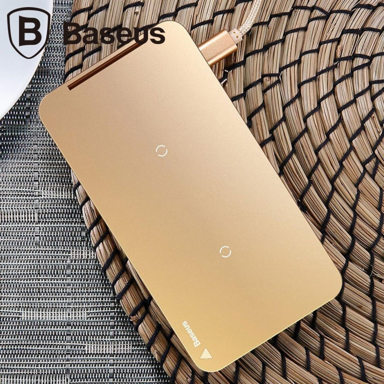 Беспроводное зарядное устройство Baseus multifunctional wireless charging pad (золотой)