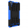 Чехол Hybrid Armor для Lenovo A6000 (черный + голубой)