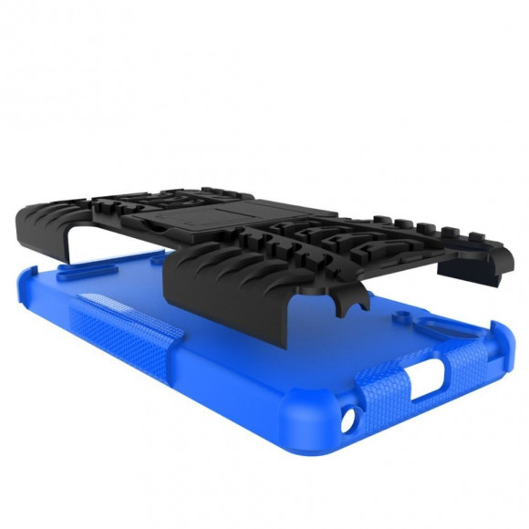 Чехол Hybrid Armor для Lenovo A6000 (черный + голубой) Чехол Hybrid Armor для Lenovo A6000 (черный + голубой)