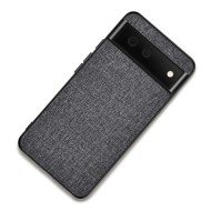 Чехол с тканевой текстурой PC+TPU для Google Pixel 6 (серый) Чехол с тканевой текстурой PC+TPU для Google Pixel 6 (серый)