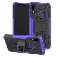Чехол Hybrid Armor для ASUS Zenfone Max Pro (M2) ZB631KL (черный + фиолетовый)