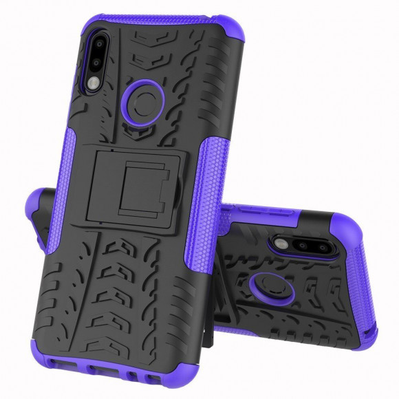 Чехол Hybrid Armor для ASUS Zenfone Max Pro (M2) ZB631KL (черный + фиолетовый) Чехол Hybrid Armor для ASUS Zenfone Max Pro (M2) ZB631KL (черный + фиолетовый)