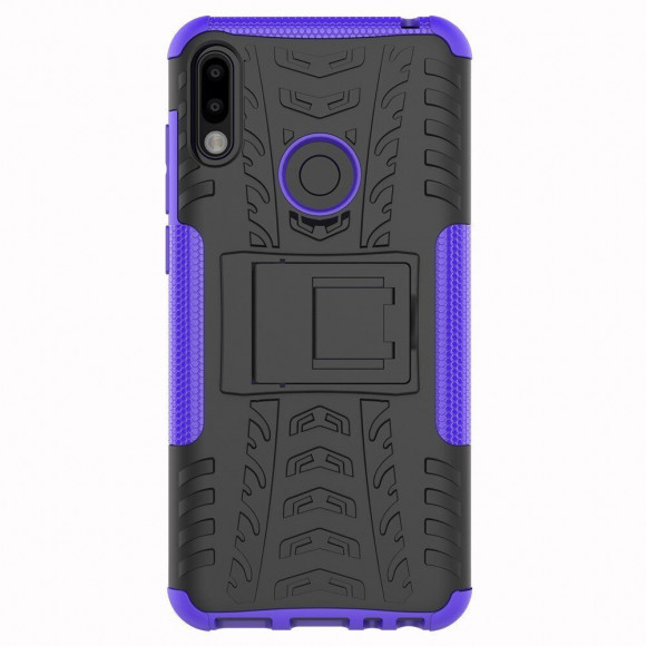 Чехол Hybrid Armor для ASUS Zenfone Max Pro (M2) ZB631KL (черный + фиолетовый) Чехол Hybrid Armor для ASUS Zenfone Max Pro (M2) ZB631KL (черный + фиолетовый)