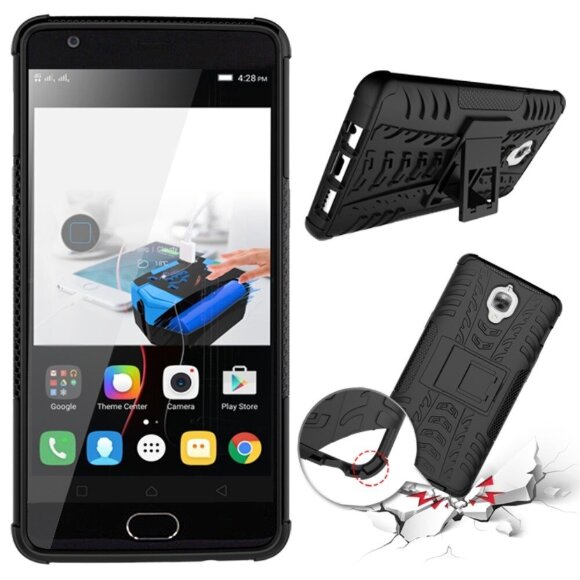 Чехол Hybrid Armor для OnePlus 3 / OnePlus 3T (черный)