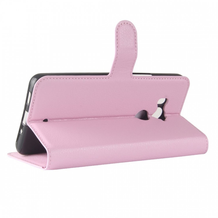 Чехол с визитницей для HTC U11+ (розовый)