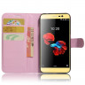 Чехол с визитницей для ZTE Blade A910 (розовый)