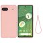 Силиконовый чехол Mobile Shell для Google Pixel 7a (розовый)