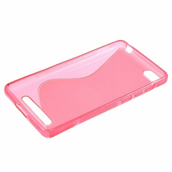 Нескользящий чехол для Xiaomi Mi4i / Mi4c (малиновый) Нескользящий чехол для Xiaomi Mi4i / Mi4c (малиновый)