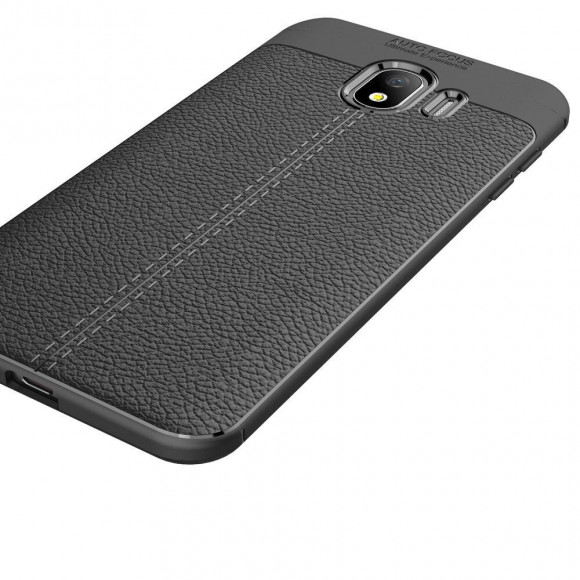 Чехол-накладка Litchi Grain для Samsung Galaxy J4 (2018) (черный) Чехол-накладка Litchi Grain для Samsung Galaxy J4 (2018) (черный)
