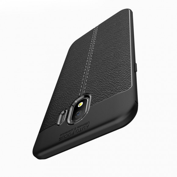 Чехол-накладка Litchi Grain для Samsung Galaxy J4 (2018) (черный) Чехол-накладка Litchi Grain для Samsung Galaxy J4 (2018) (черный)