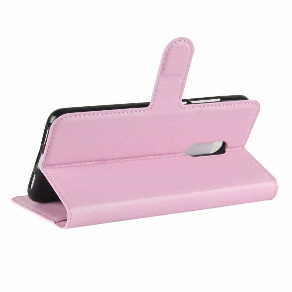 Чехол с визитницей для Xiaomi Redmi 5 Plus (розовый)