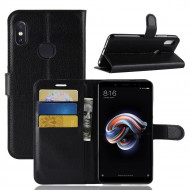 Чехол с визитницей для Xiaomi Redmi Note 5 / 5 Pro (черный) Чехол с визитницей для Xiaomi Redmi Note 5 / 5 Pro (черный)