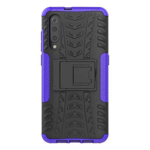 Чехол Hybrid Armor для Xiaomi Mi 9 (черный + фиолетовый) Чехол Hybrid Armor для Xiaomi Mi 9 (черный + фиолетовый)