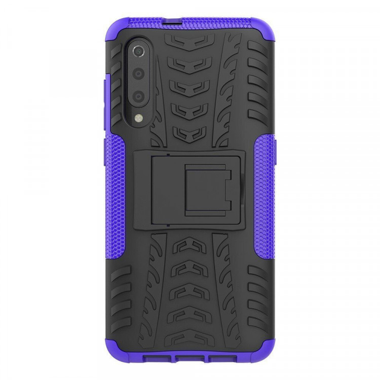 Чехол Hybrid Armor для Xiaomi Mi 9 (черный + фиолетовый)