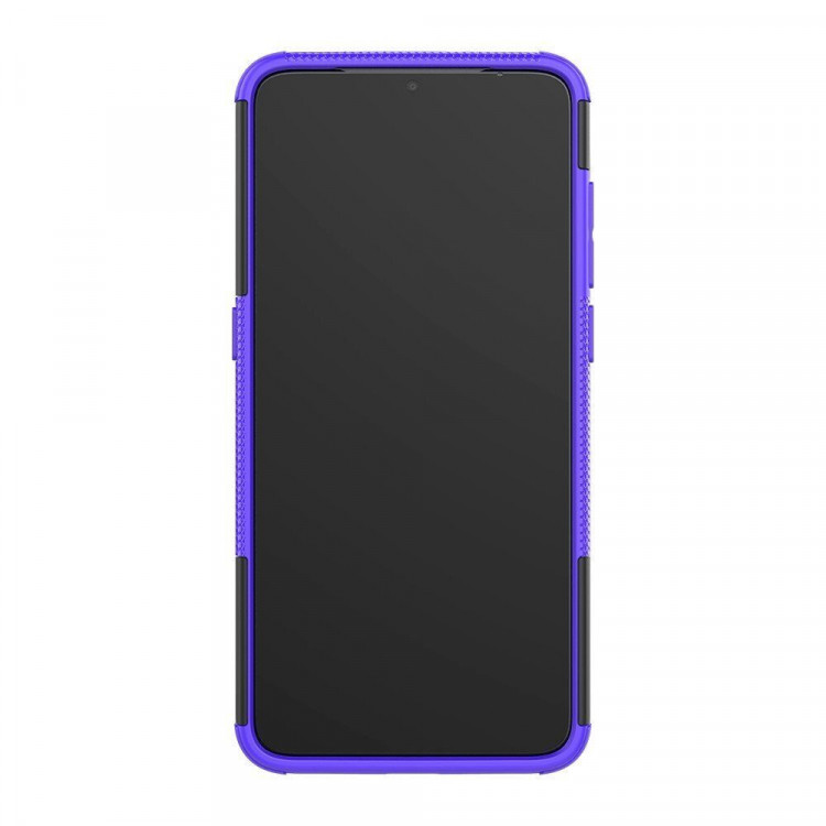 Чехол Hybrid Armor для Xiaomi Mi 9 (черный + фиолетовый)