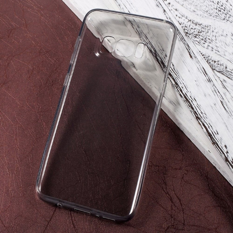 Силиконовый TPU чехол для Samsung Galaxy S8 (черный)