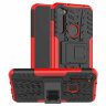 Чехол Hybrid Armor для Xiaomi Redmi Note 8T (черный + красный)
