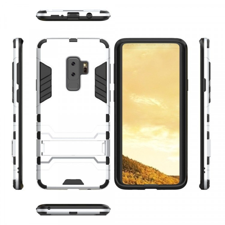 Чехол Duty Armor для Samsung Galaxy S9+ (серебряный)