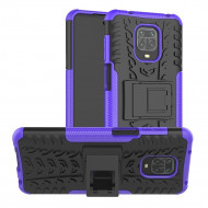 Чехол Hybrid Armor для Redmi Note 9S / Note 9 Pro / Note 9 Pro Max (черный + фиолетовый) Чехол Hybrid Armor для Redmi Note 9S / Note 9 Pro / Note 9 Pro Max (черный + фиолетовый)