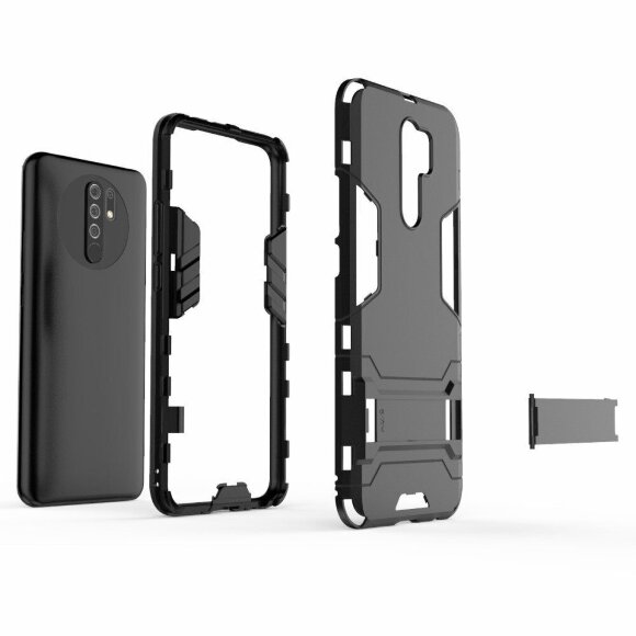 Чехол Duty Armor для Xiaomi Redmi 9 (черный) Чехол Duty Armor для Xiaomi Redmi 9 (черный)