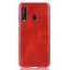 Кожаная накладка-чехол для Samsung Galaxy A60 / Galaxy M40 (красный)