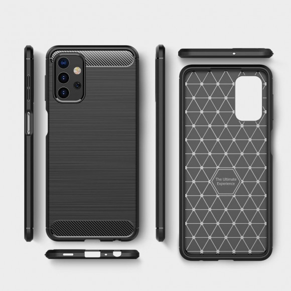 Чехол-накладка Carbon Fibre для Samsung Galaxy A32 5G (черный) Чехол-накладка Carbon Fibre для Samsung Galaxy A32 5G (черный)