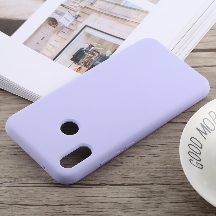 Силиконовый чехол Mobile Shell для Huawei P20 Lite / nova 3e (фиолетовый)