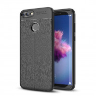 Чехол-накладка Litchi Grain для Huawei P Smart / Enjoy 7S (черный) Чехол-накладка Litchi Grain для Huawei P Smart / Enjoy 7S (черный)