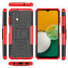 Чехол Hybrid Armor для Samsung Galaxy A13 4G (черный + красный)