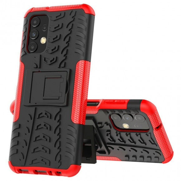 Чехол Hybrid Armor для Samsung Galaxy A13 4G (черный + красный) Чехол Hybrid Armor для Samsung Galaxy A13 4G (черный + красный)