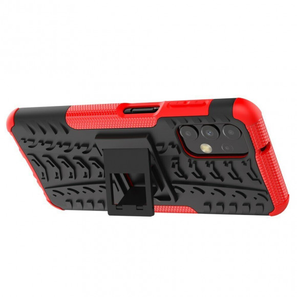 Чехол Hybrid Armor для Samsung Galaxy A13 4G (черный + красный) Чехол Hybrid Armor для Samsung Galaxy A13 4G (черный + красный)