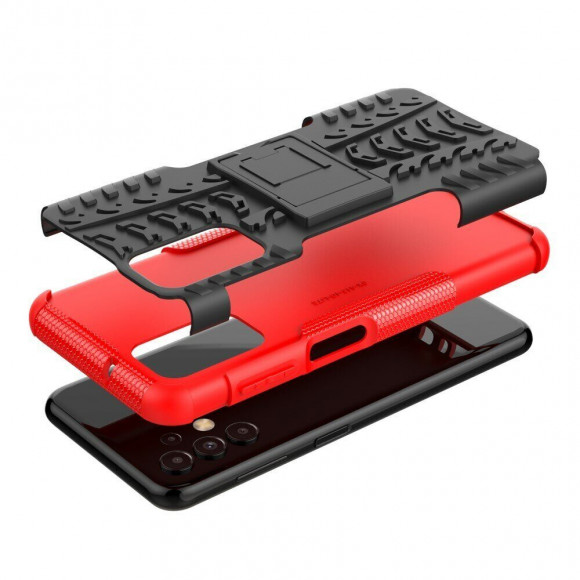 Чехол Hybrid Armor для Samsung Galaxy A13 4G (черный + красный) Чехол Hybrid Armor для Samsung Galaxy A13 4G (черный + красный)