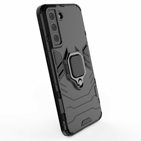 Чехол Armor Ring Holder для Samsung Galaxy S21 FE (черный)