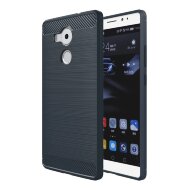 Чехол-накладка Carbon Fibre для Huawei Mate 8 (темно-синий)